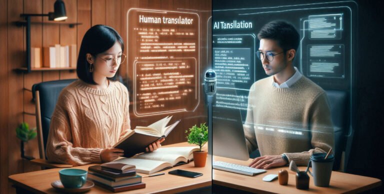 الفرق بين الترجمة البشرية والترجمة الآلية