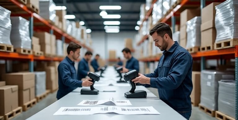 كيف يساعد استخدام الباركود في تنظيم عمليات الاستلام والصرف والجرد وتحسين إدارة المخزون؟